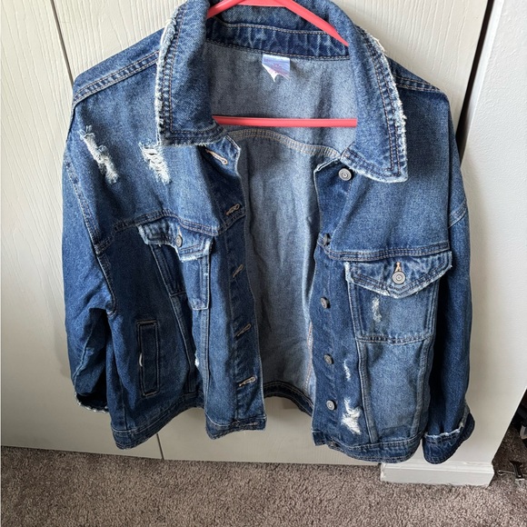 No Boundaries Jackets & Blazers - No Boundaries Blue Denim Jacket